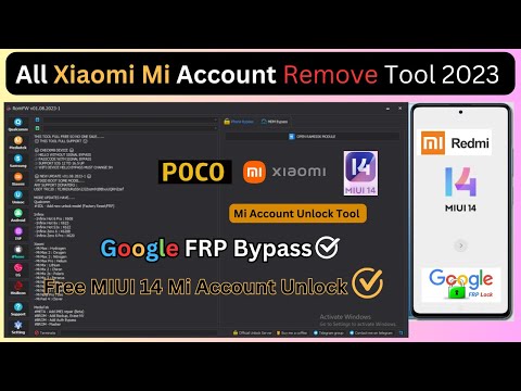 All Xiaomi Redmi POCO FRP Bypass MIUI 14 | Google Account Remove Tool new Update 2023